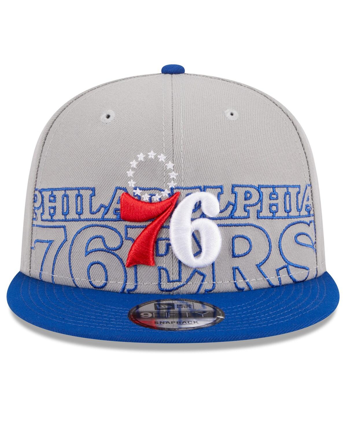 Men's New Era Royal Philadelphia 76ers 2023 Nba Draft Two-Tone 9FIFTY Snapback Hat - Royal