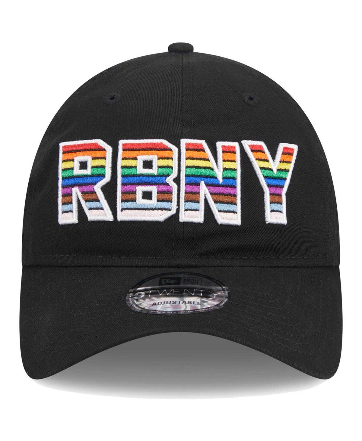 New Era Men's  Black New York Red Bulls Pride 9twenty Adjustable Hat In Black