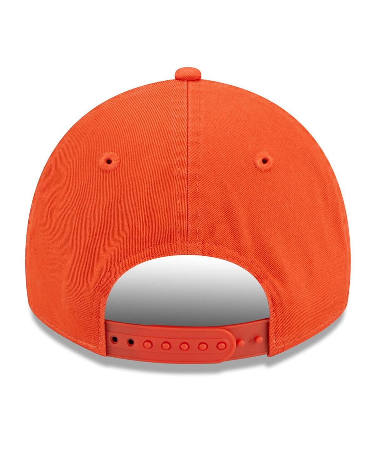 Shop New Era Women's  Orange Clemson Tigers Script 9twenty Adjustable Hat