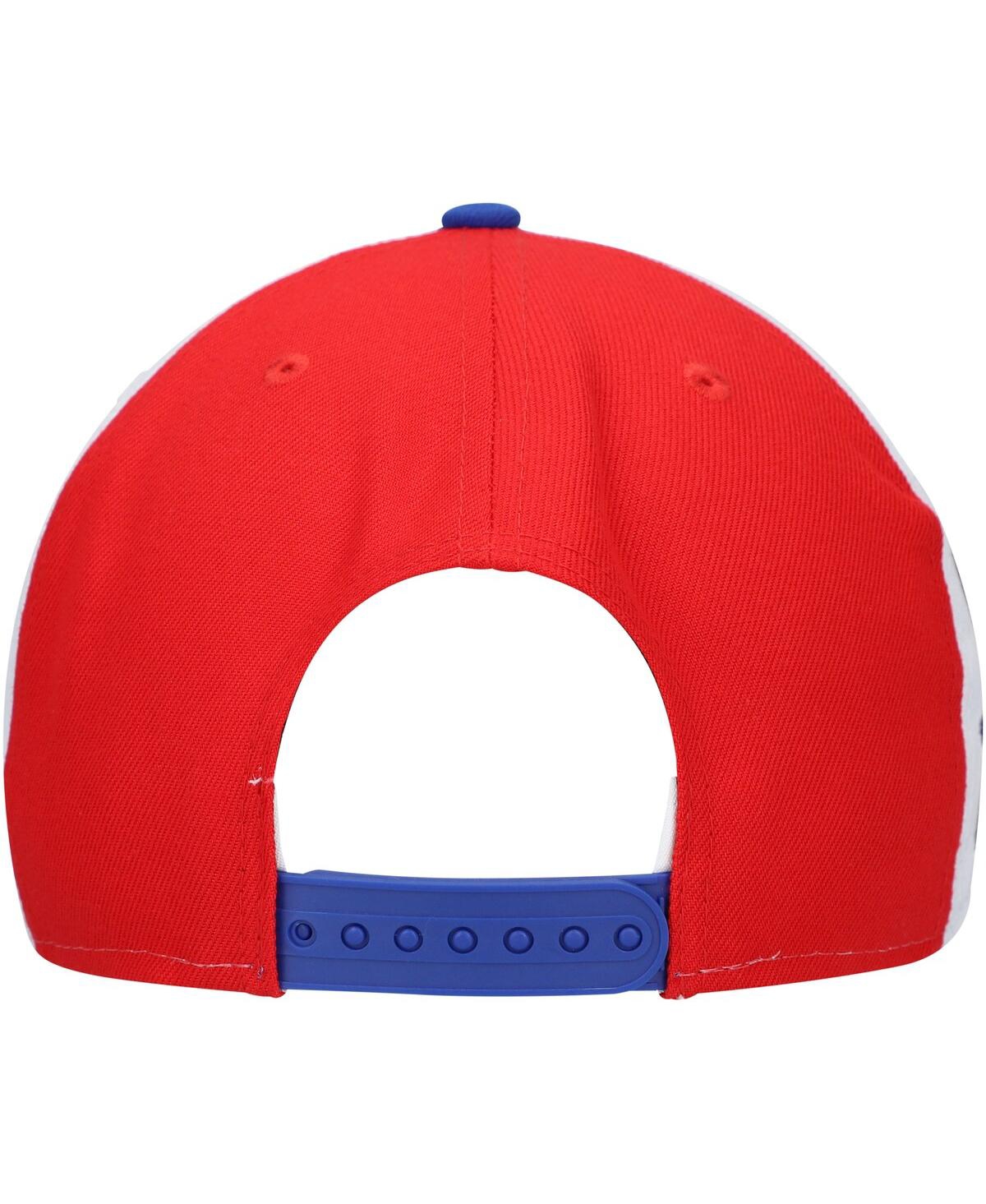 New Era Royal Philadelphia 76ers Pop Panels 9fifty Snapback Hat In Royal