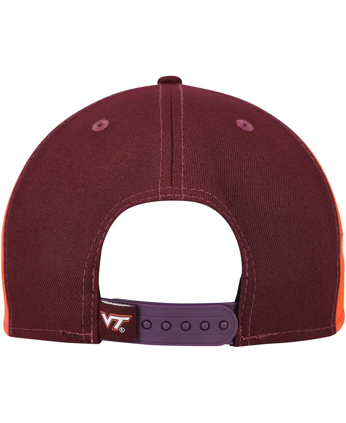 NEW ERA MEN'S NEW ERA MAROON VIRGINIA TECH HOKIES OUTRIGHT 9FIFTY SNAPBACK HAT 