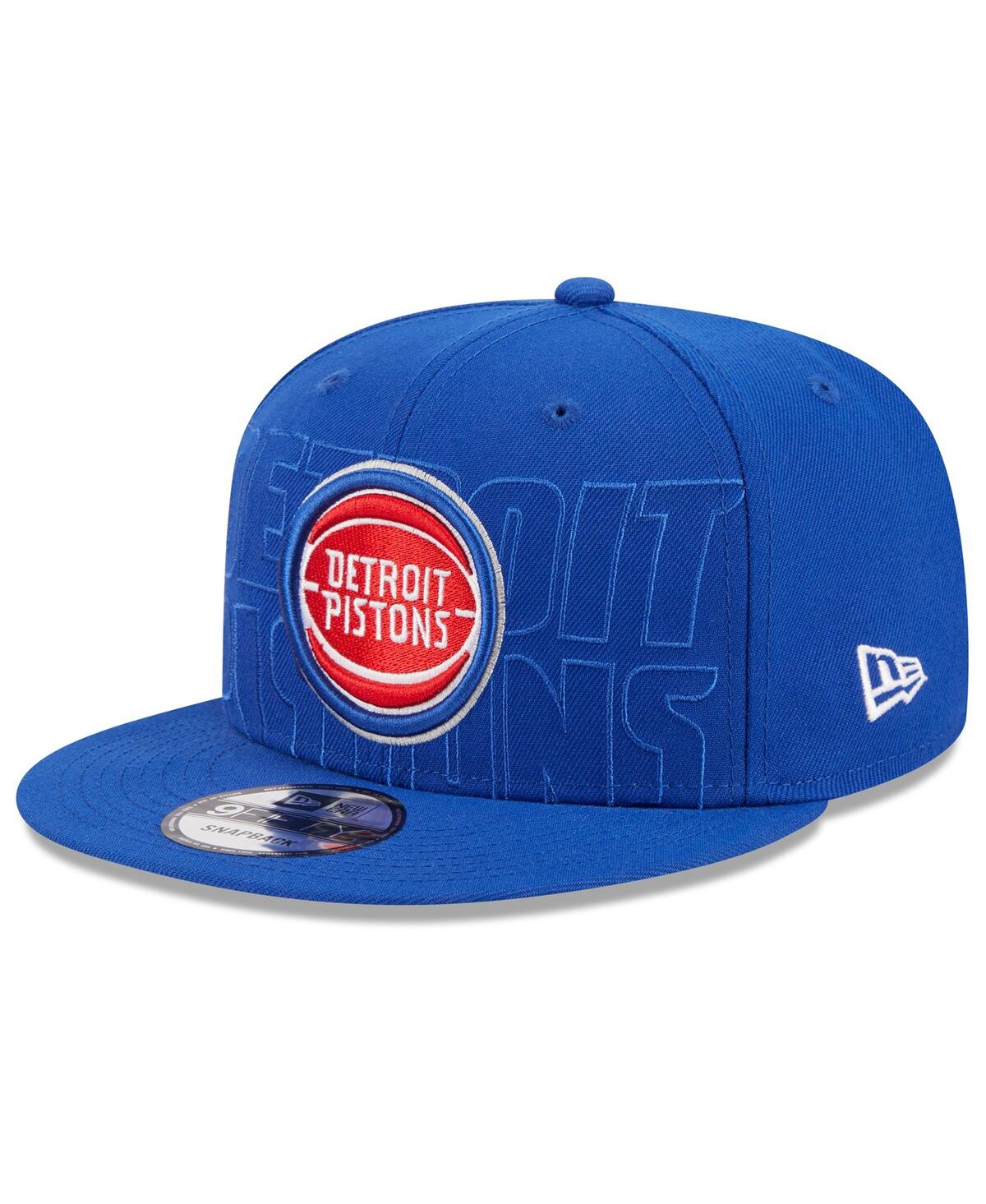 Shop New Era Men's  Blue Detroit Pistons 2023 Nba Draft 9fifty Snapback Hat