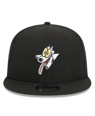 Men's Black Rocko's Modern Life Spunky Trucker 9FIFTY Snapback Hat