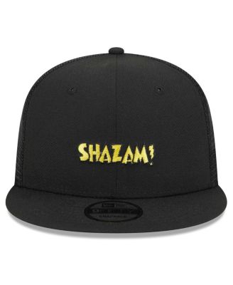 Men's Black Shazam! Trucker 9FIFTY Snapback Hat