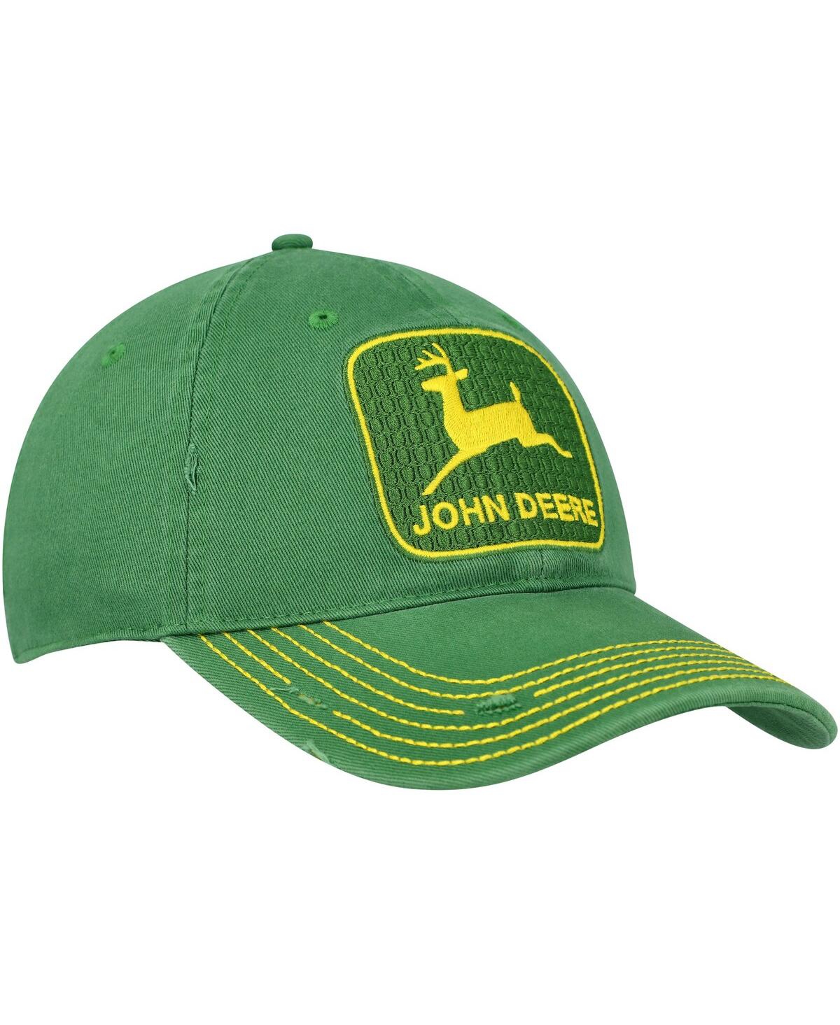 Shop Top Of The World Men's  Green John Deere Classic Vintage-like Twill Adjustable Hat