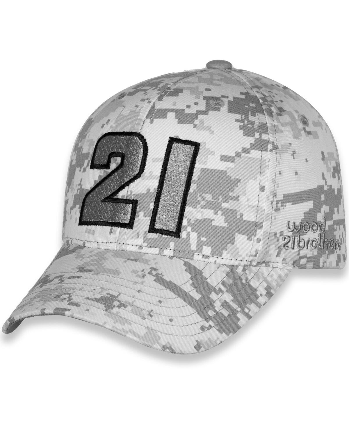 Checkered Flag Sports Men's  Camo Harrison Burton Digital Snapback Adjustable Hat