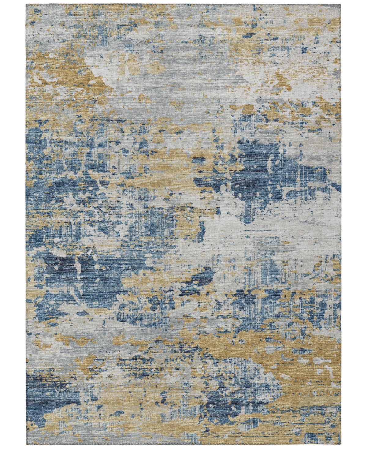 Addison Accord Outdoor Washable AAC34 5' x 7'6in Area Rug - Blue