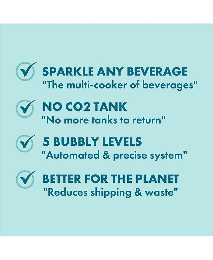 Sparkel Soda Maker Beverage System Stone Blue Macy's