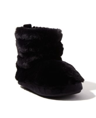 Dearfoams Women s Kimber Furry Bootie Slippers Macy s