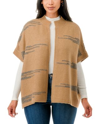 Knit Stripe Topper Scarf