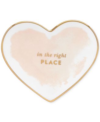 kate spade new york - Posy Court Small Blush Heart Dish