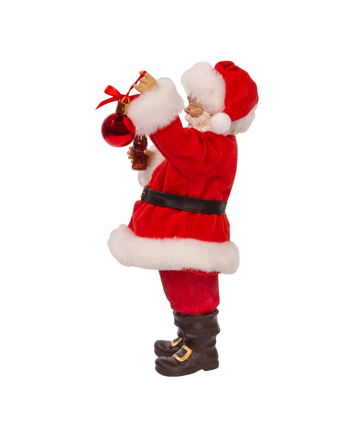 Kurt Adler 9.5" Coca-cola Santa Ornament In Multicolored