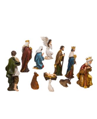 15" Resin Nativity Table Piece Set of 11 Pieces