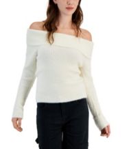 White Off The Shoulder Sweaters Shop Off The Shoulder Sweaters