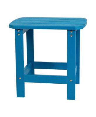 Riviera Poly Resin Indoor/Outdoor All-Weather Adirondack Side Table