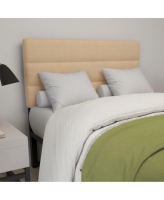 Coppola Full Size Powder Coated Metal Frame Tufted Upholstered Adjustable Slot Headboard