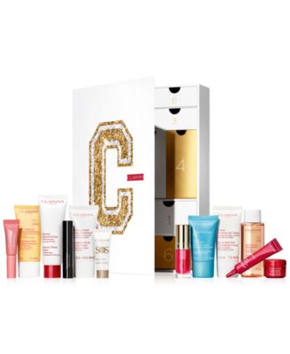 CLARINS アドベントカレンダー 12個入り Clarins 12-Pc. Advent Calendar Makeup & Skincare Set - Macy's
