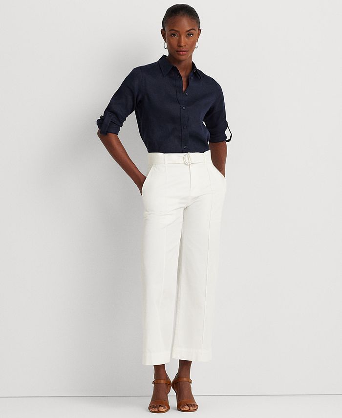 Lauren Ralph Lauren Linen Shirt - Macy's