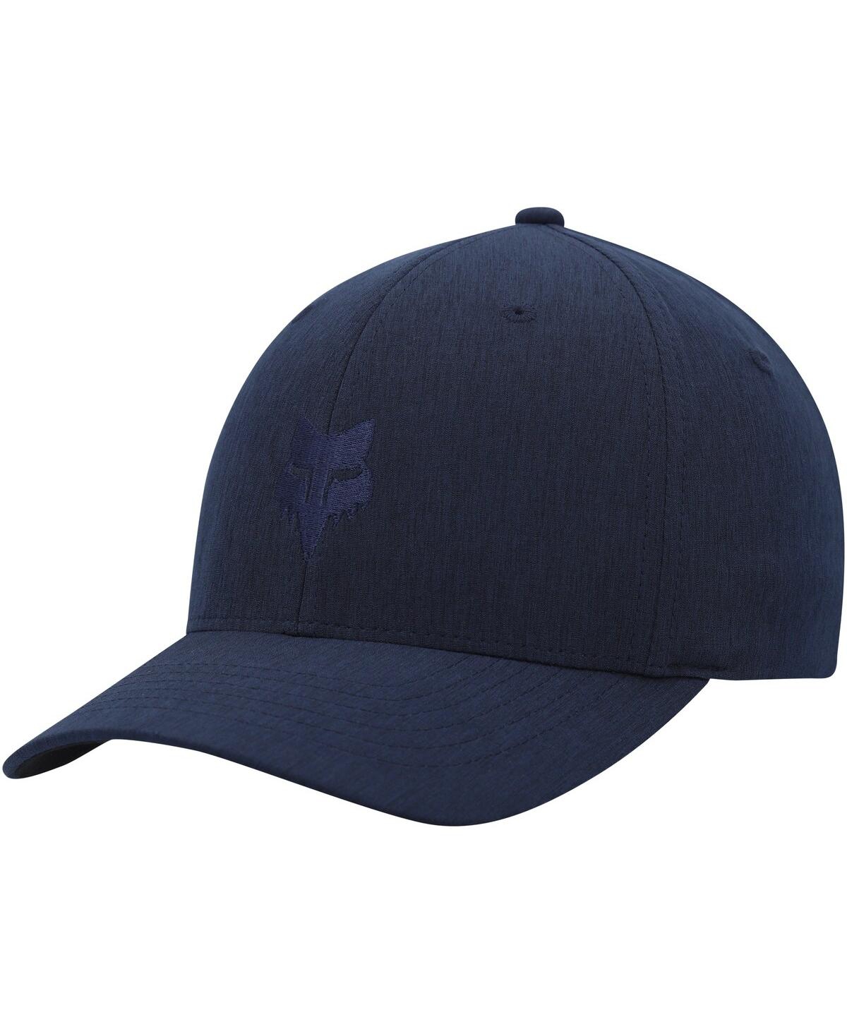 Fox Men's Blue  Racing Logo Flex Hat
