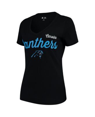 G-III 4Her by Carl Banks Women's Black Carolina Panthers Post Season V-Neck  T-shirt - Macy's