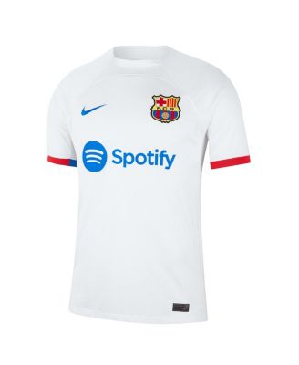 Men's Nike Robert Lewandowski White Barcelona 2023/24 Away Replica