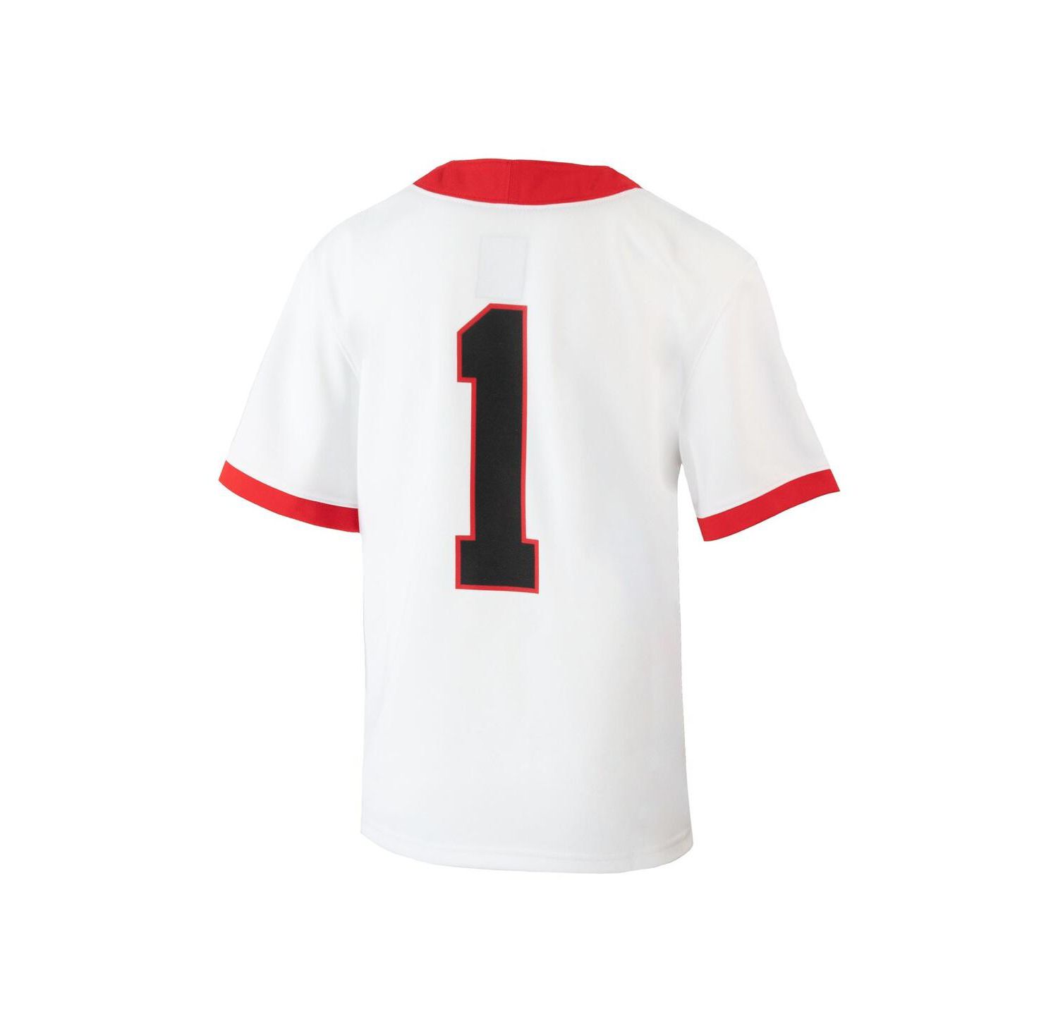 Big Boys #1 White Georgia Bulldogs 1st Armored Division Old Ironsides Untouchable Football Jersey