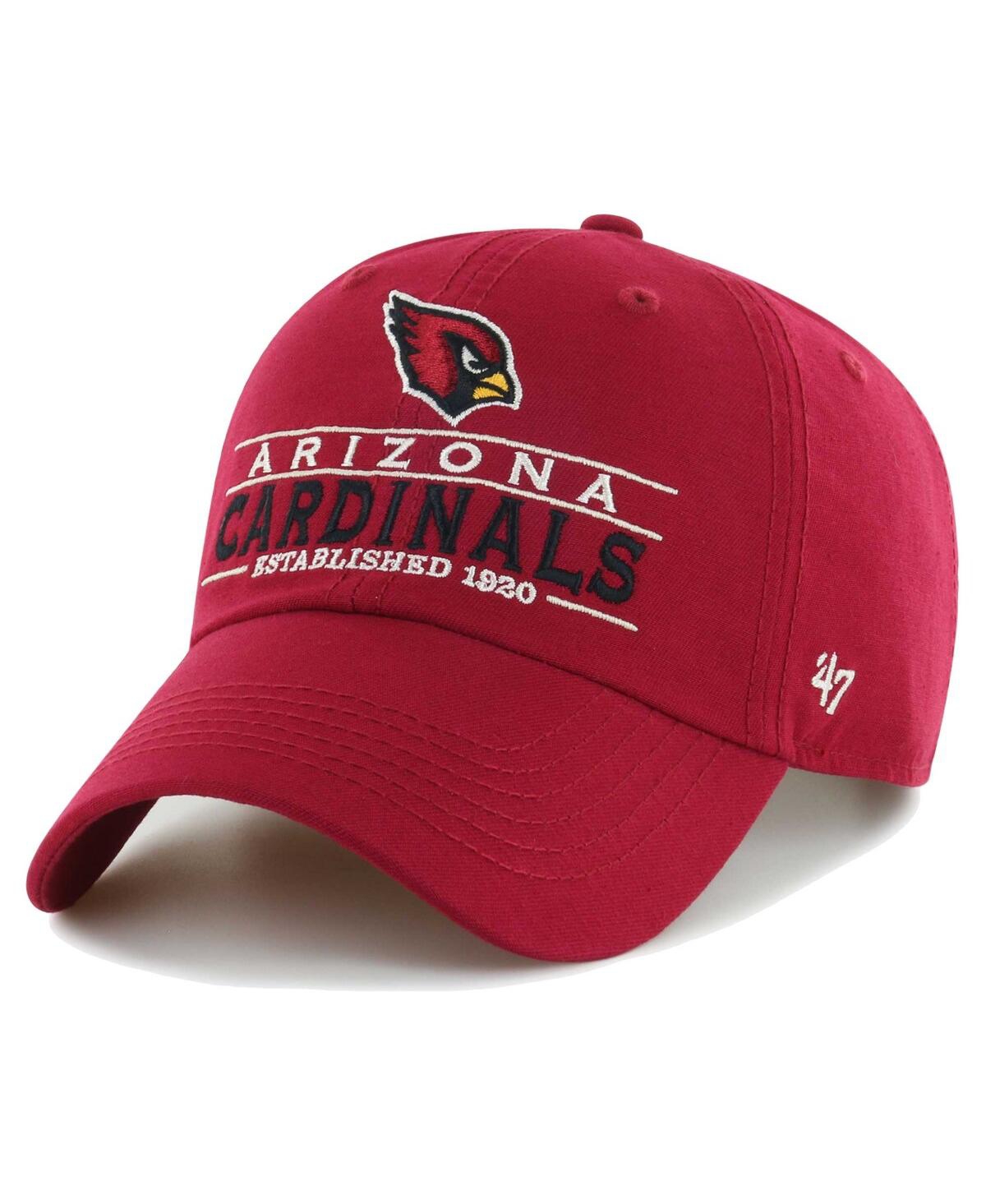 47 Brand Men's ' Cardinal Arizona Cardinals Vernon Clean Up Adjustable Hat In Red