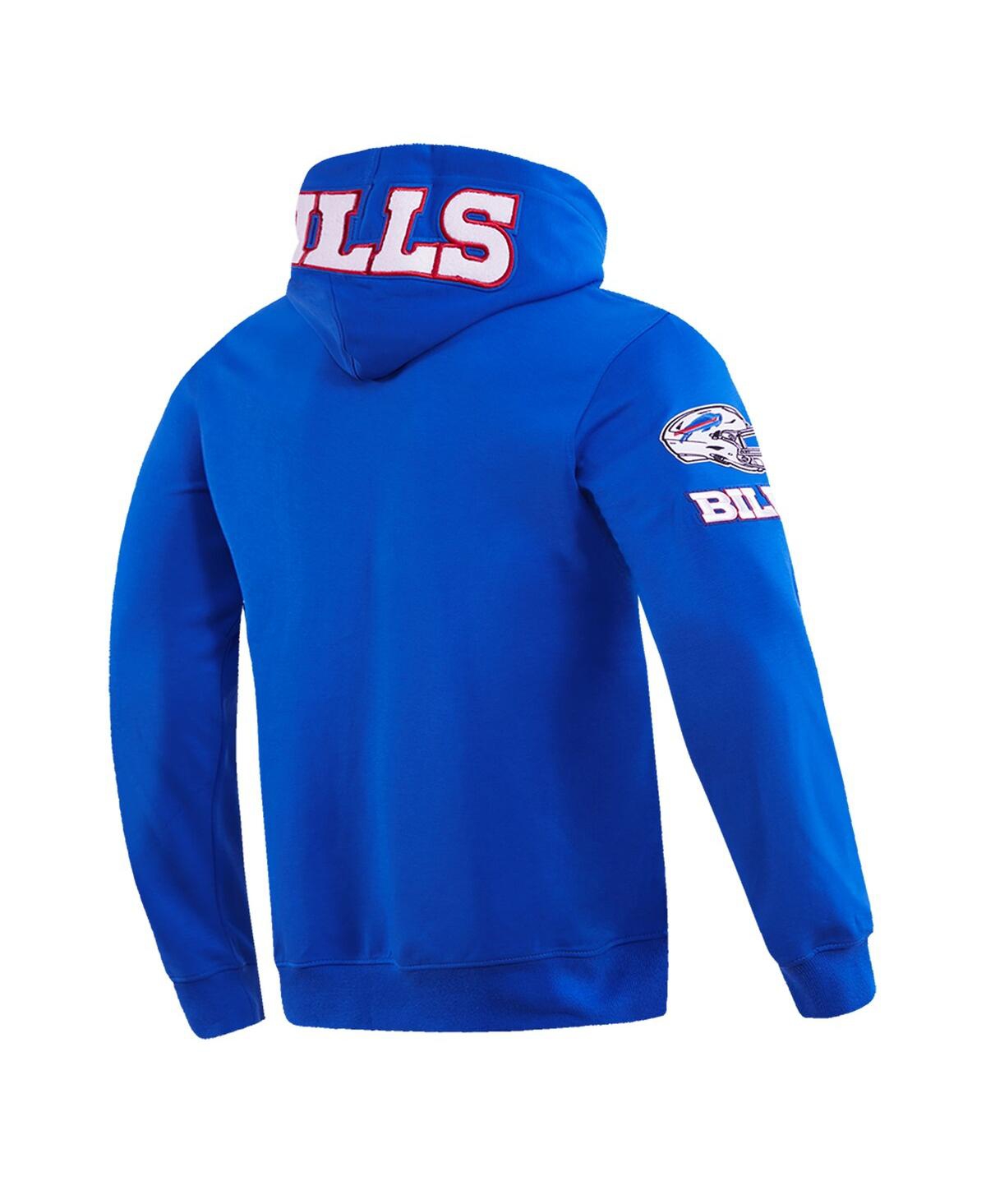 Shop Pro Standard Men's  Josh Allen Royal Buffalo Bills Player Name And Number Pullover Hoodie