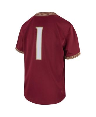 Big Boys #1 Garnet Florida State Seminoles Football Game Jersey