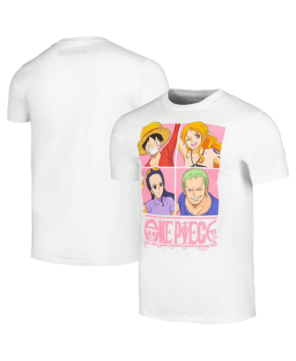 Men's White One Piece Graphic T-shirt - White
