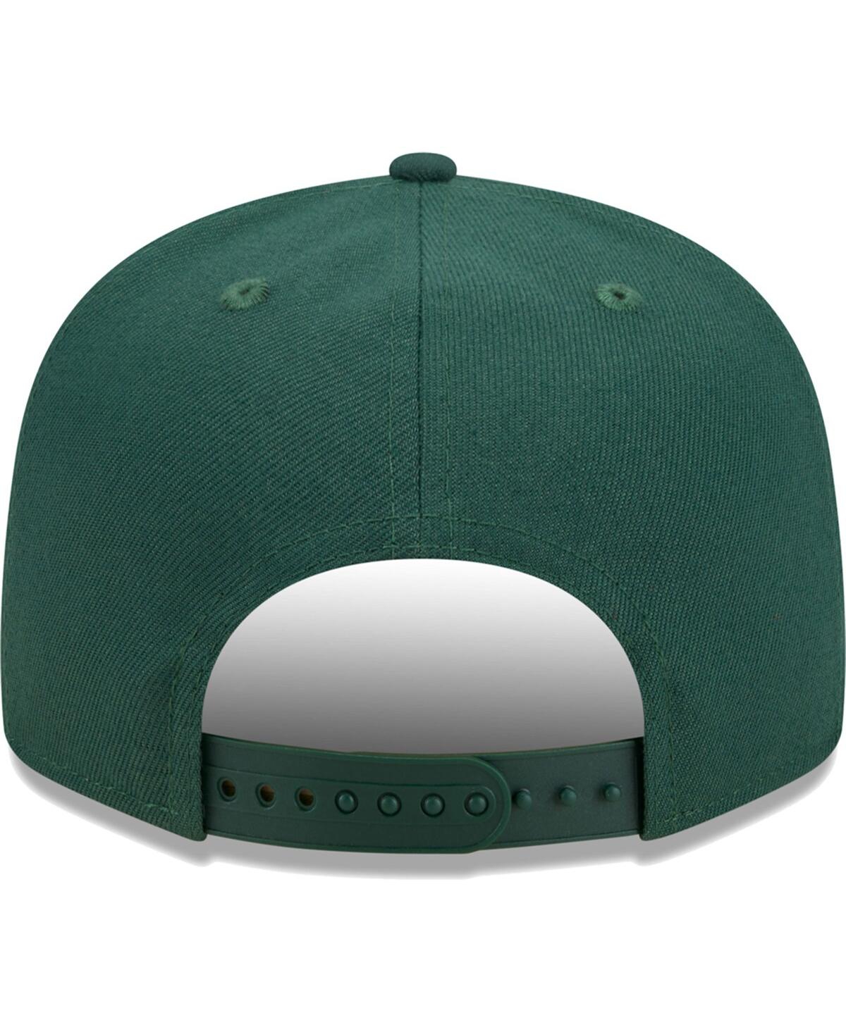 Shop New Era Men's  Green Green Bay Packers Main Script 9fifty Snapback Hat