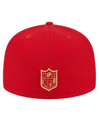 Men's Scarlet San Francisco 49ers Main 59FIFTY Fitted Hat