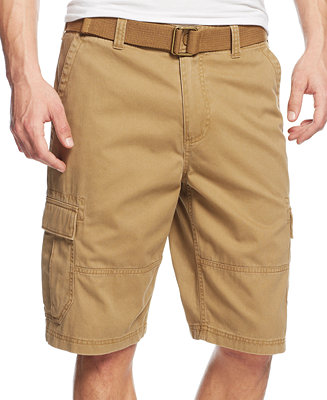American Rag Men's Belted Relaxed Cargo Shorts, Created for Macy's - Macy's