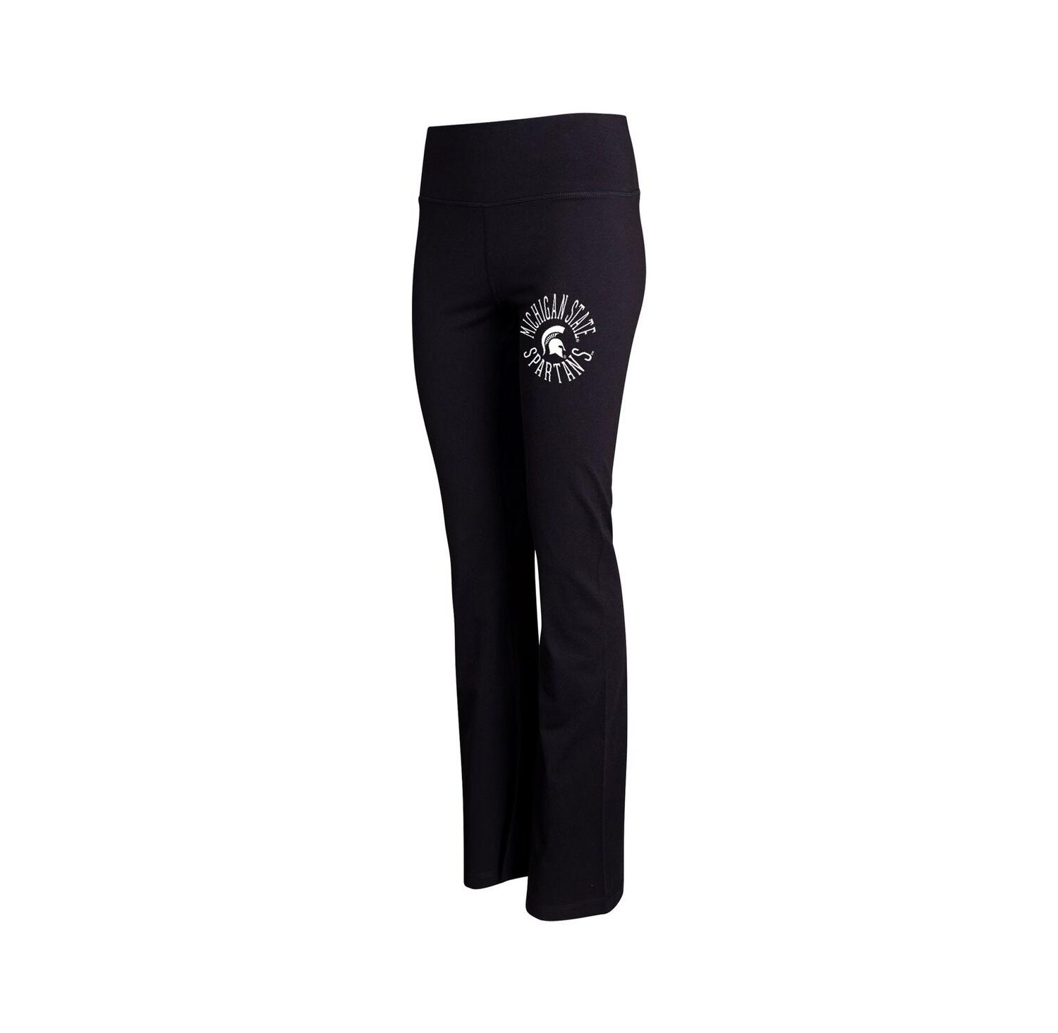 Women's Black Michigan State Spartans Enclave Tri-Blend Flared Leggings
