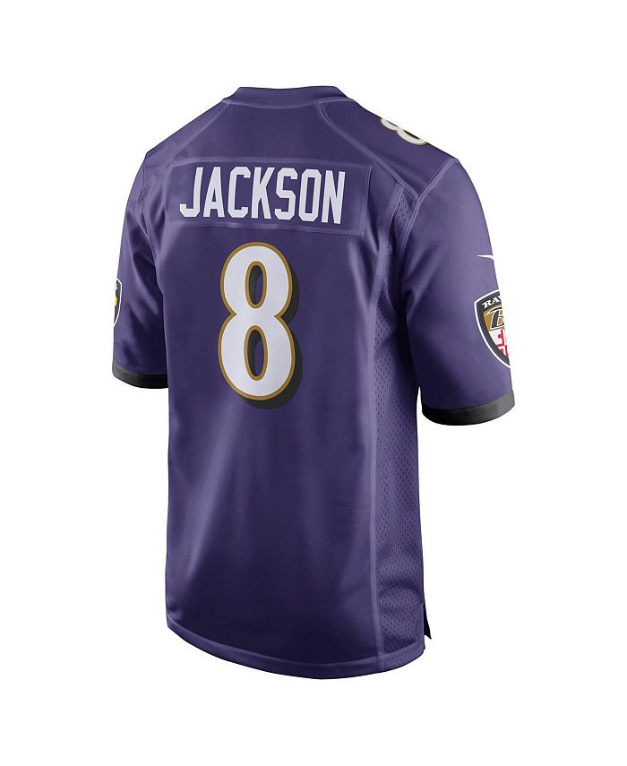 Nike Mens Lamar Jackson Purple Baltimore Ravens Game Jersey Macys