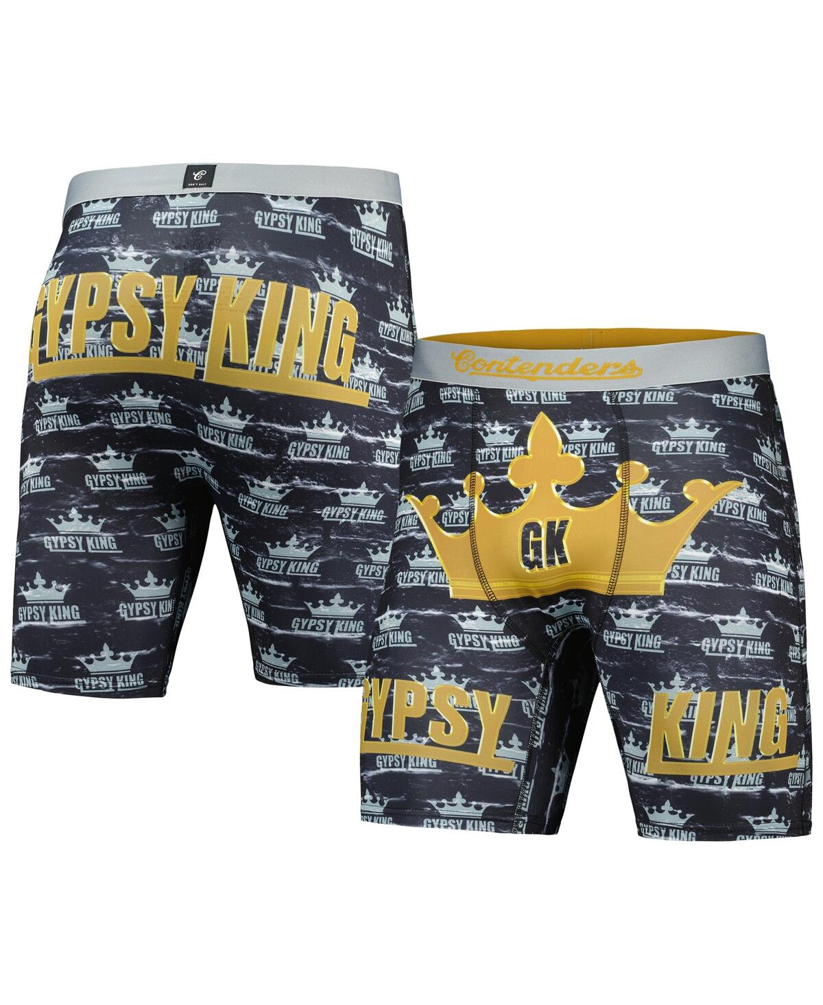 Contenders Clothing Men's  Black Tyson Fury Gypsy King Crown Boxer Briefs
