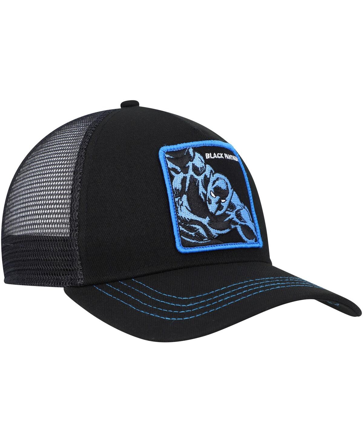 Shop Lids Men's Black Black Panther Retro A-frame Snapback Hat