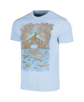 Men's Light Blue The Zombies Bridge Distressed Graphic T-shirt