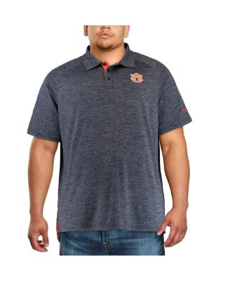 Men's Navy Auburn Tigers Big and Tall Down Swing Polo Shirt