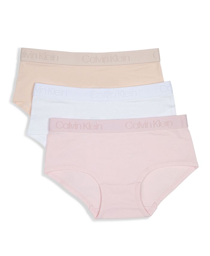 Calvin Klein Womens 3 Pack Hipster Underwear (Magenta/Gray/Black, Small) at   Women's Clothing store
