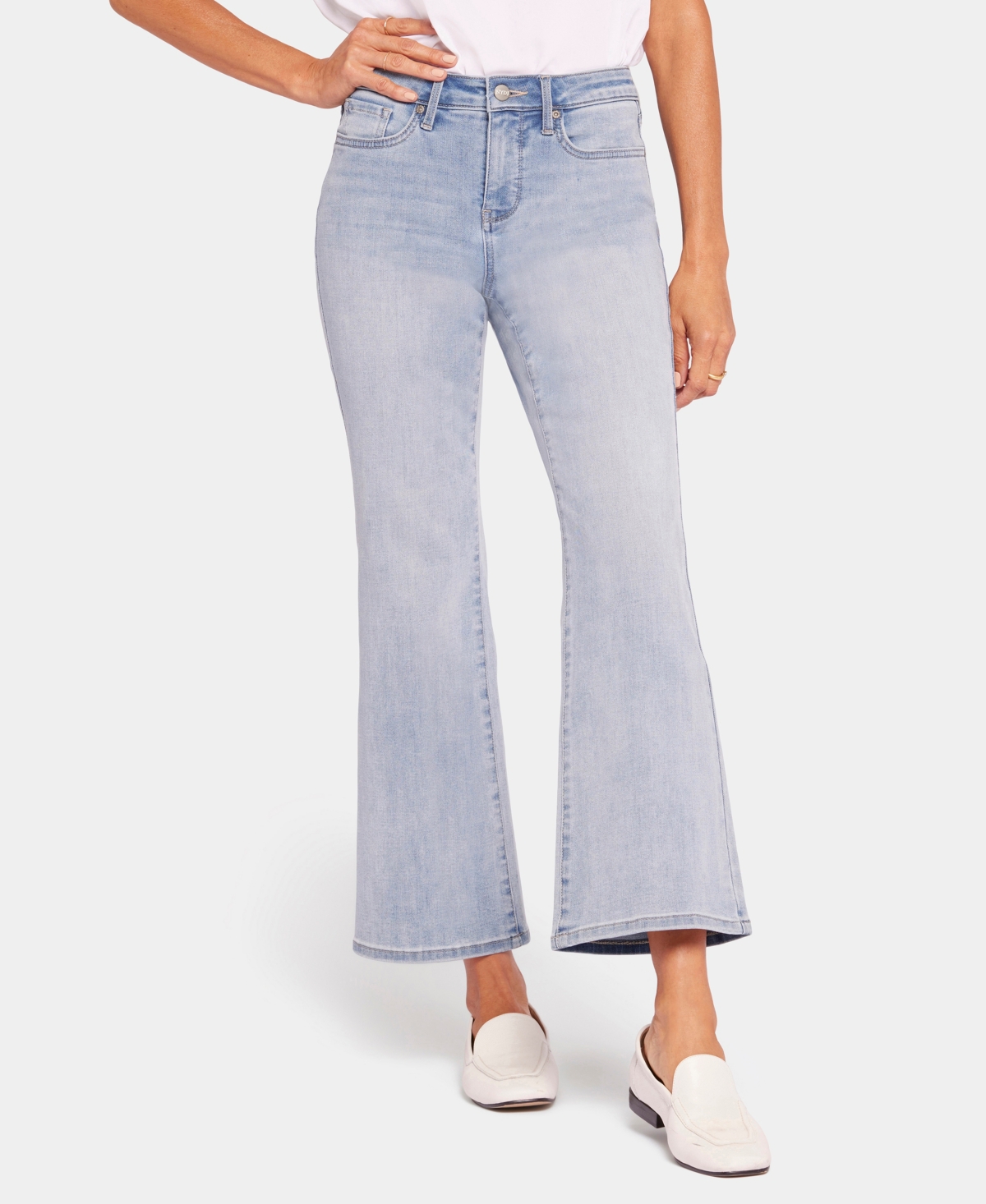 Nydj Flare Leg Ankle Jeans In Afterglow