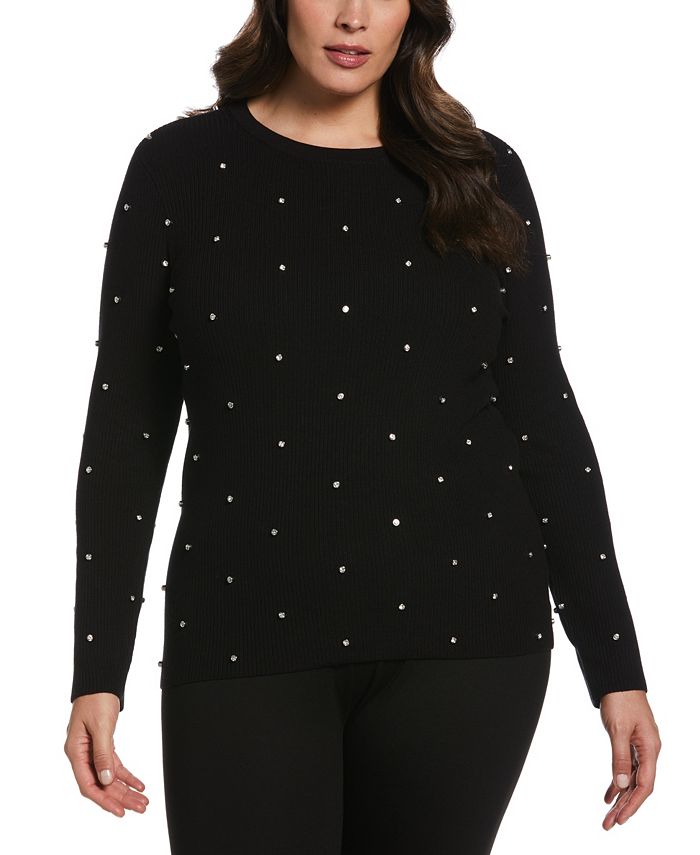Plus size cheap one shoulder sweater