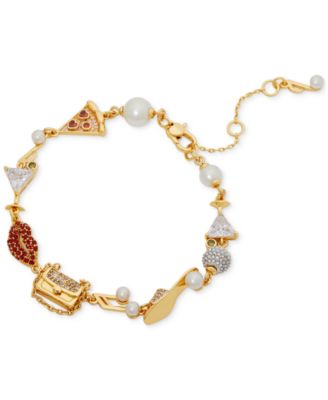 kate spade new york - Gold-Tone Hit the Town Charm Bracelet