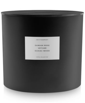 ENVIRONMENT - Damask Rose, Vetiver & Guaiac Wood Candle (Inspired by 5-Star Hotels), 55 oz.
