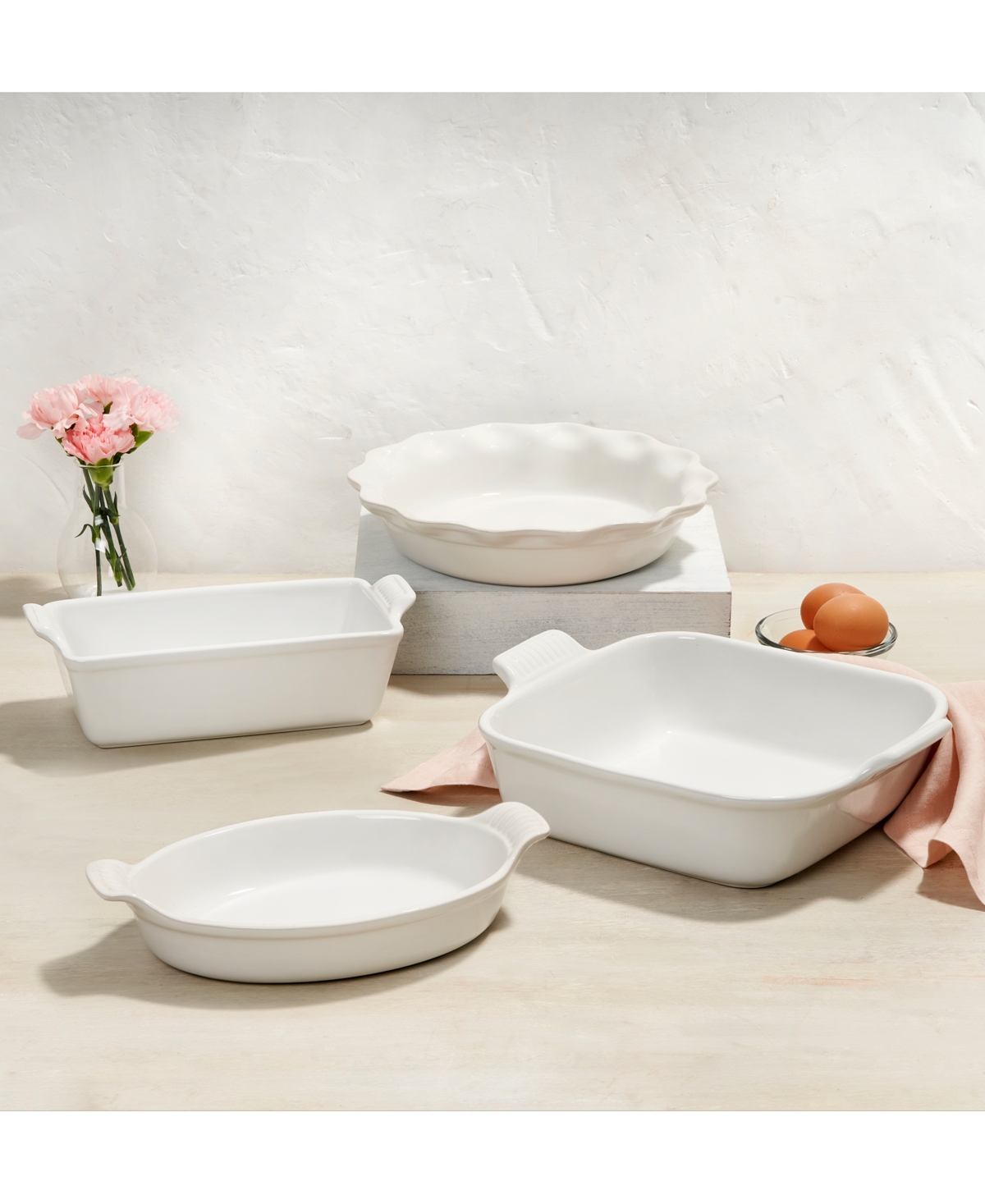 Le Creuset Stoneware 4-Pc. Heritage Bakeware Essentials Set