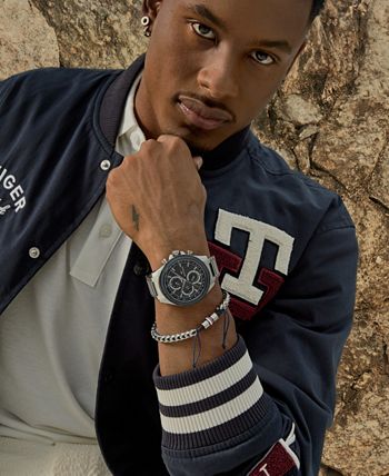 Tommy Hilfiger Men s Multifunction Silver Tone Stainless Steel