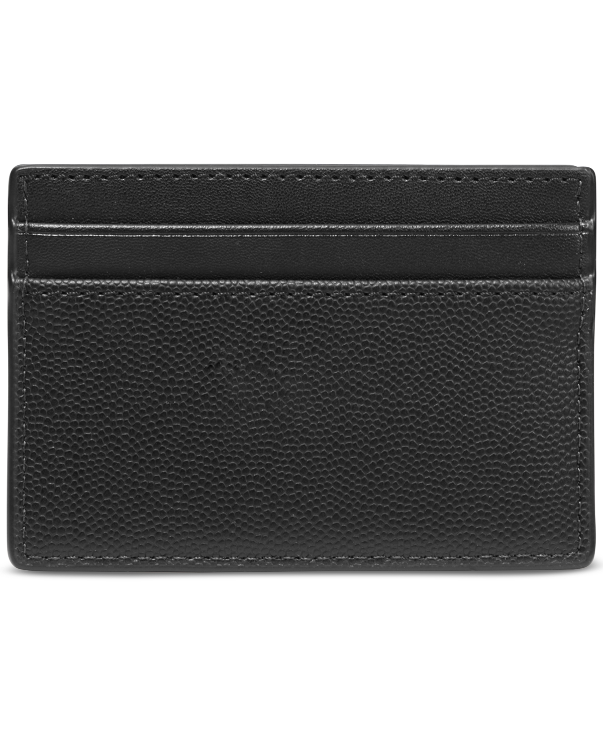 Michael Kors Men's Faux-Leather Card Case with Rhodium-Plated Hardware