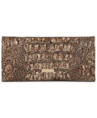 Brahmin - Veronica Bronze Nebula Leather Envelope Wallet