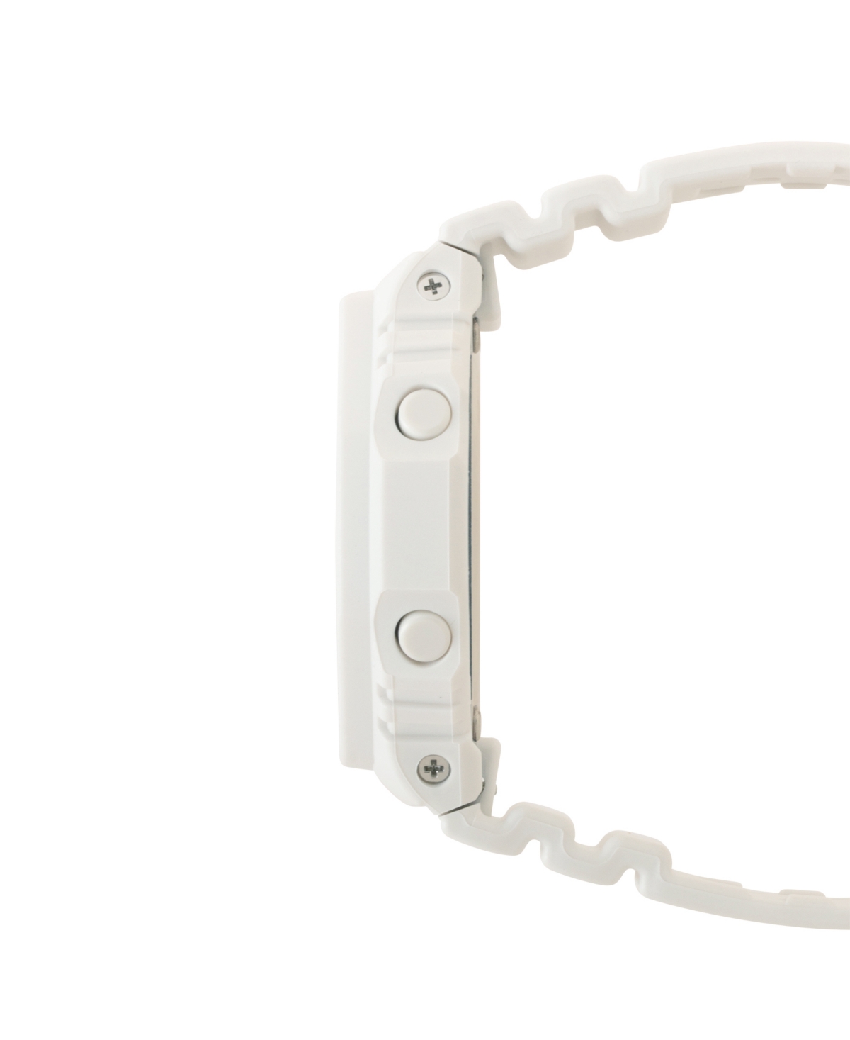 Shop G-shock Unisex Two-hand Quartz Analog Digital White Resin Watch, 42.9mm, Gmas2100md7a