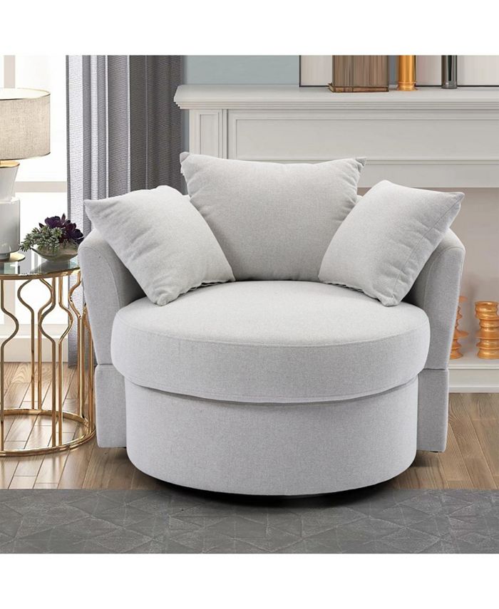 Tommy hilfiger best sale swivel barrel chair